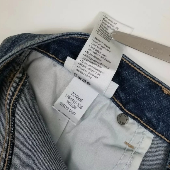 Paige Verdugo Ankle Blue Evelyn Destructed C9 - Picture 4 of 5